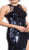 Sequined Halter Neck Sheath Prom Dress