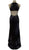 Sequined Halter Neck Sheath Prom Dress