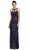 Sequined Halter Sheath Prom Dress