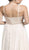 Bedazzled Illusion Halter A-line Evening Dress