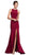 Bedazzled Bateau Fitted Prom Dress
