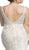 Lavish Embellished Deep V-neck Evening Dress