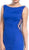 Beaded Bateau Sheath Prom Dress