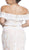 Two Piece Embroided Sheath Prom Dress