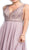 Ornate Deep V-neck A-line Prom Dress