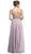 Ornate Deep V-neck A-line Prom Dress