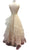 Lace V-neck Tiered Ruffled A-line Prom Dress