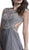 Jeweled Illusion Bateau Fitted Prod Dress
