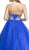 Embellished Straight Neck Prom Ballgown