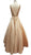 Sleeveless Embellished V-neck A-line Prom Gown