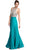 Embellished Halter Neckline A-line Prom Dress
