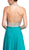 Embellished Halter Neckline A-line Prom Dress