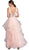 Embellished Deep V-neck A-line Prom Dress