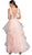 Embellished Deep V-neck A-line Prom Dress