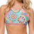 Luli Fama L480445 Mariposita Caribena Born Free Engineered Reversible High Neck Top In Multi-Color - 1 pc Multi-Color In Size L Available In Multi-Color