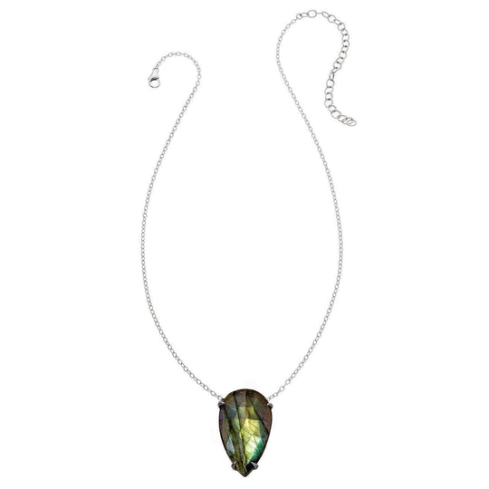 Heather Hawkins - Lotus Beauty Necklace - Labradorite