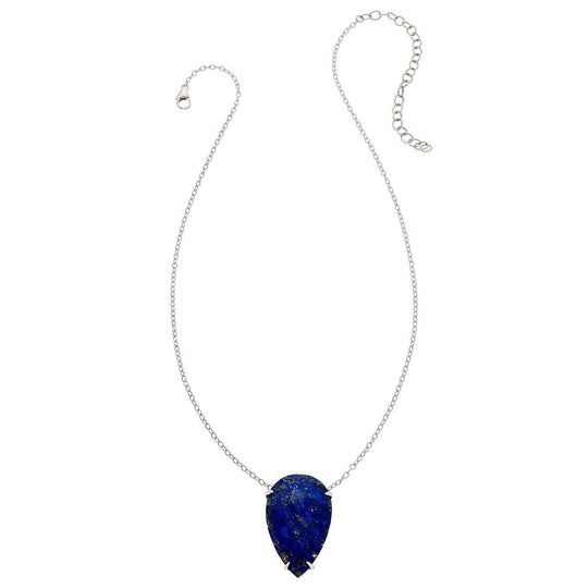 Heather Hawkins - Lotus Beauty Necklace - Lapis Lazuli