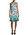 Chetta B - B1708928 Sleeveless Multi-Print A-Line Dress in Green and Multi-Color