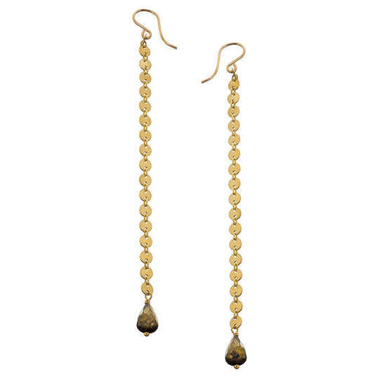 Heather Hawkins - Long Duster Coin Earrings