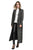 LEVITT Wool Duster Coat  | LEVITT Manteau gris foncé en laine