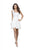 One Shoulder Cocktail Dress with Wire-hem Skirt 15140