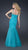 La Femme - Striking Trumpet Gown with Sweetheart Neckline 17508 In Blue