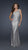 La Femme - Marvelous Asymmetric Prom Dress in Jeweled Bodice 17512 In Silver