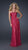 La Femme - Sequined Halter Neck Sheath Dress 17538 in Pink