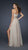 La Femme - Ruched Semi-sweetheart Lace Chiffon A-line Dress 17547 In Neutral