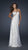 La Femme - Dazzling Gold Embellished One Shoulder Gown 17805 In White and Gold