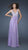 La Femme - Embellished V-Neck with Side Cutouts Evening Dress 18651 In Purple