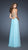 La Femme - Beaded Strapless A-line Chiffon Evening Dress 18708 In Blue