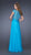 La Femme - Textured Evening Long Gown 19232 In Blue