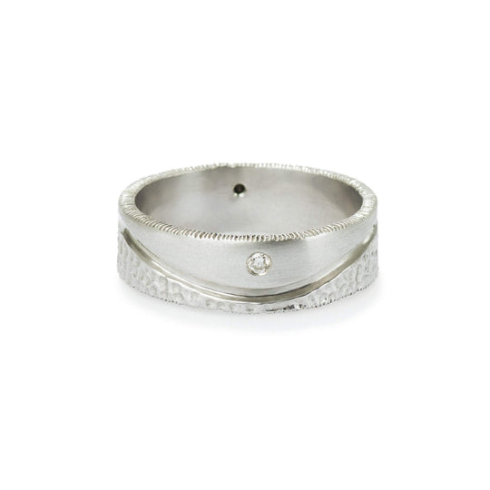 Elizabeth Buenaventura -  Silver Men's Duality Ring