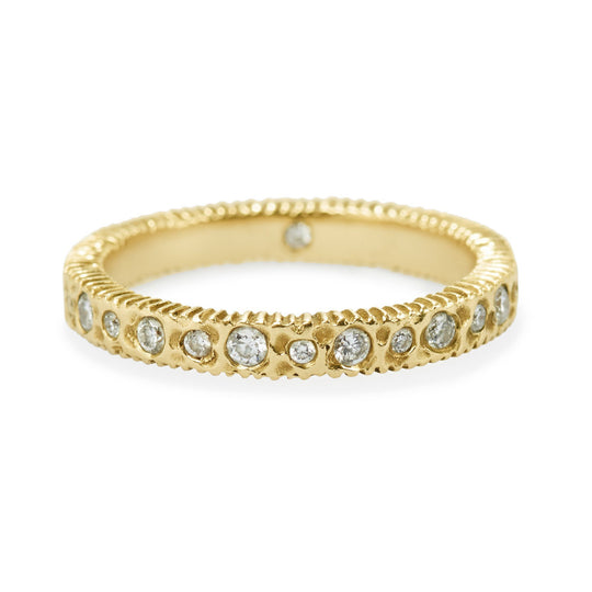 Elizabeth Buenaventura -  Hammered Harmony Ring