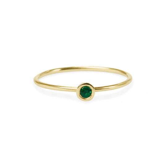 Emerald Friendship Ring