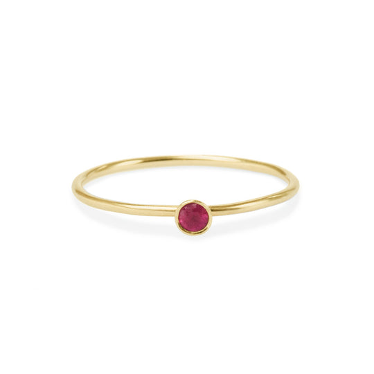Ruby Friendship Ring