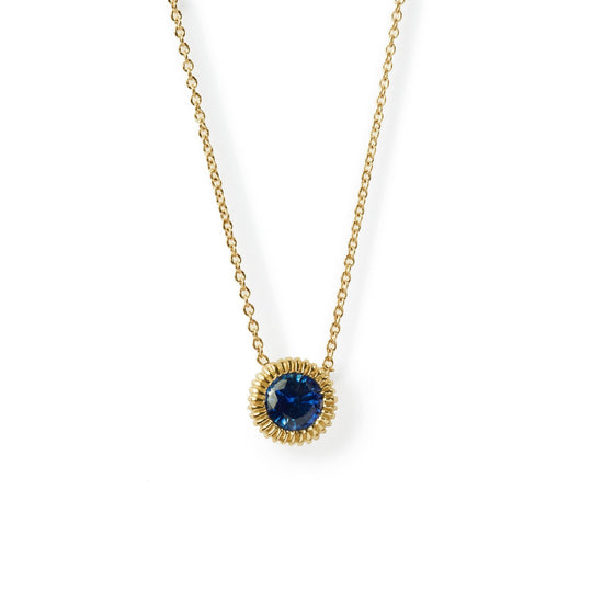 Elizabeth Buenaventura -  Large Youth Sapphire Necklace