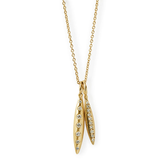 Elizabeth Buenaventura -  Sweet Pea Charm Necklace