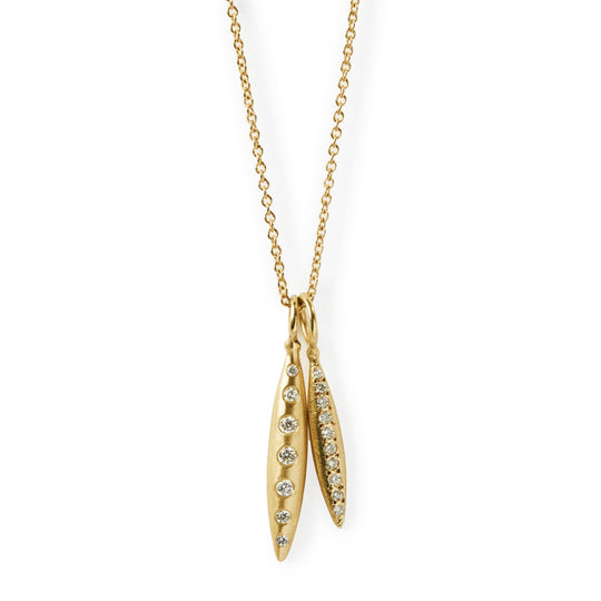Sweet Pea Charm Necklace