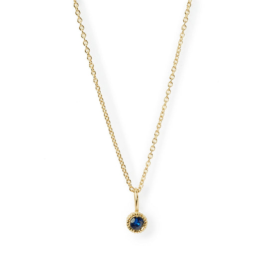 Elizabeth Buenaventura -  Youth Sapphire Charm Necklace