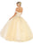 May Queen - LK129 Embellished Sweetheart Ballgown in Neutral