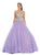 Strapless Sweetheart Sequined Formal Ballgown