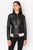 LAMARQUE - CHAPIN Black & Gold Reversible Leather Bomber
