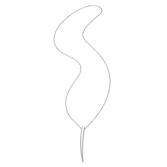 Long Skinny Horn Necklace