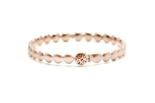 Lente Bangle in 18k Rose Gold With Satin Finish