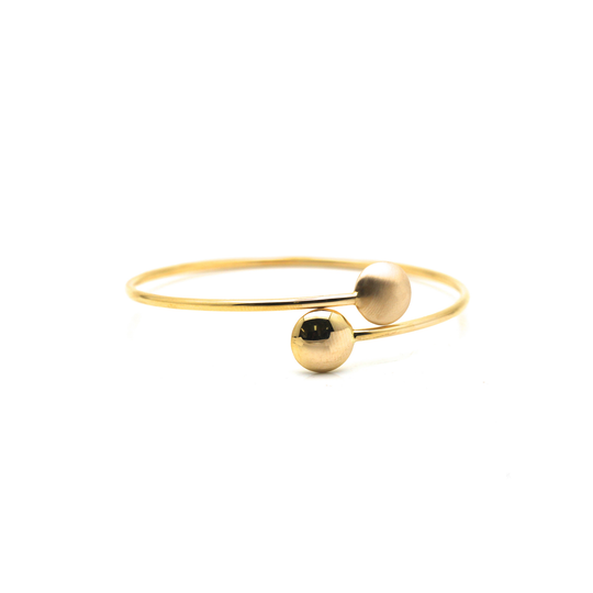 Gold Bangle in 18k Yellow Gold