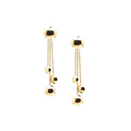 Lente Earrings In 18k Yellow Gold