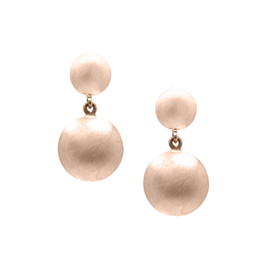 Lente 2 Tier Earrings in 18k Rose Gold