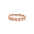 Tresor Collection - Lente Ring in 18k Rose Gold With Satin Finish